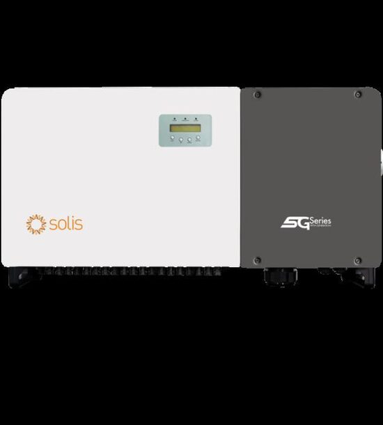 Invertora Solis 100 kW trīsfāžu, astoņi MPP gredzeni, efektivitāte 98,3%