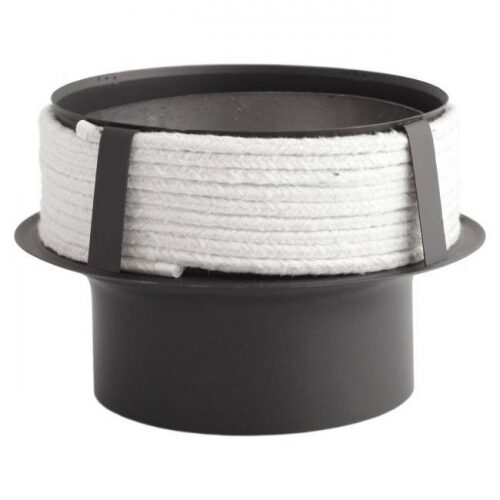 Darco dūmvadu melnā tērauda Sienas pāreja keramikas skursteņiem