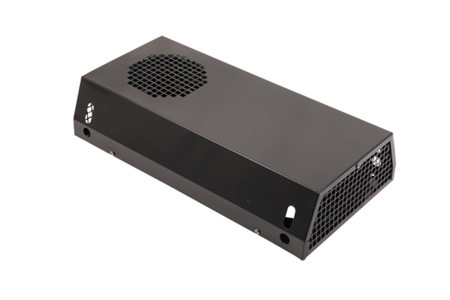 Ventilācijas dubultais āra režģis 160mm, melns