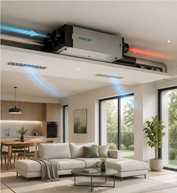 HOLTOP Comfort Fresh Air CFA rekuperators ventilācijas sistēmā